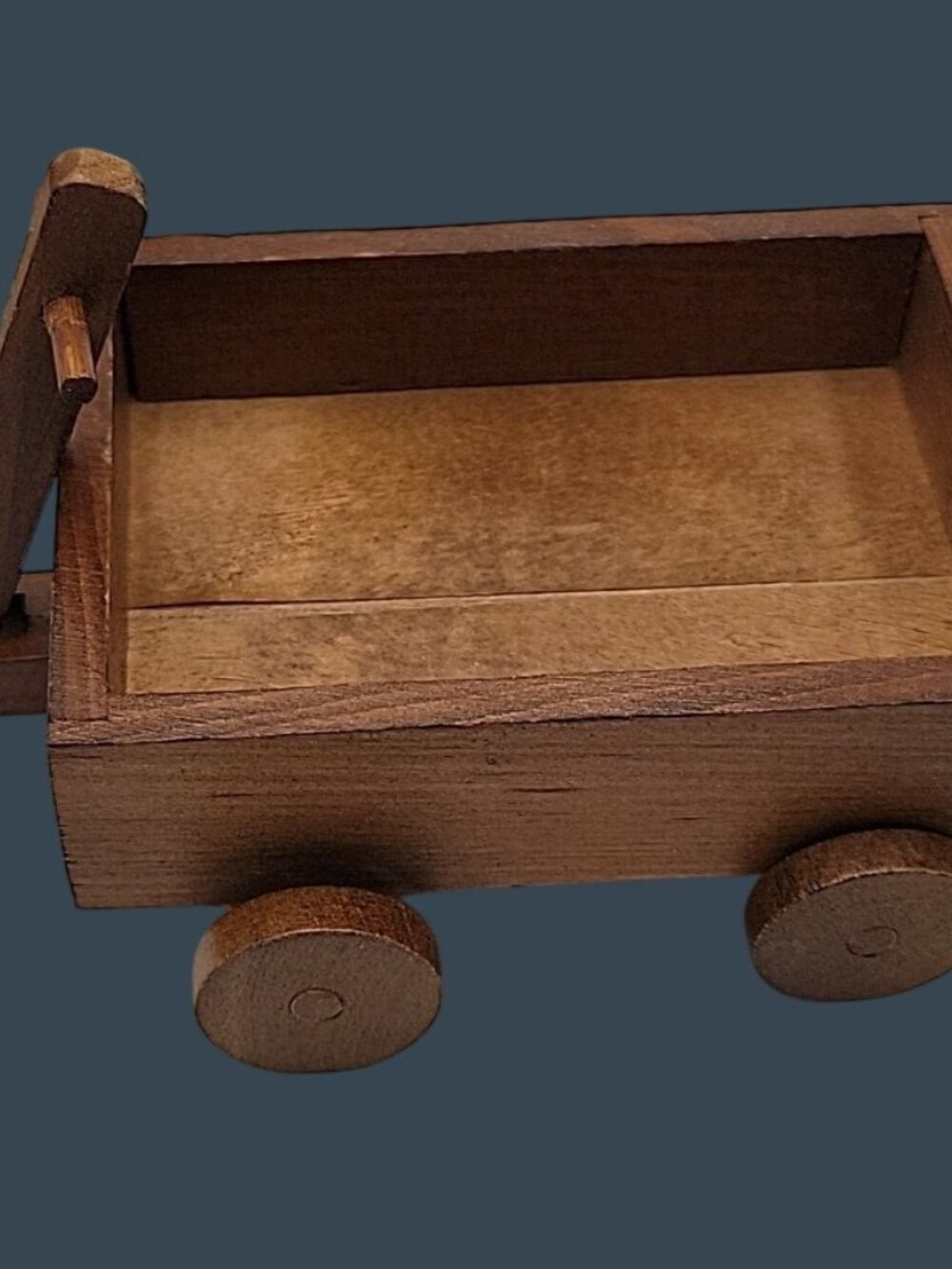 Vintage 1980s Teddy Bear Story Wooden Wagon w/ Original Box #19078 1:12 Scale - Picture 4 of 8